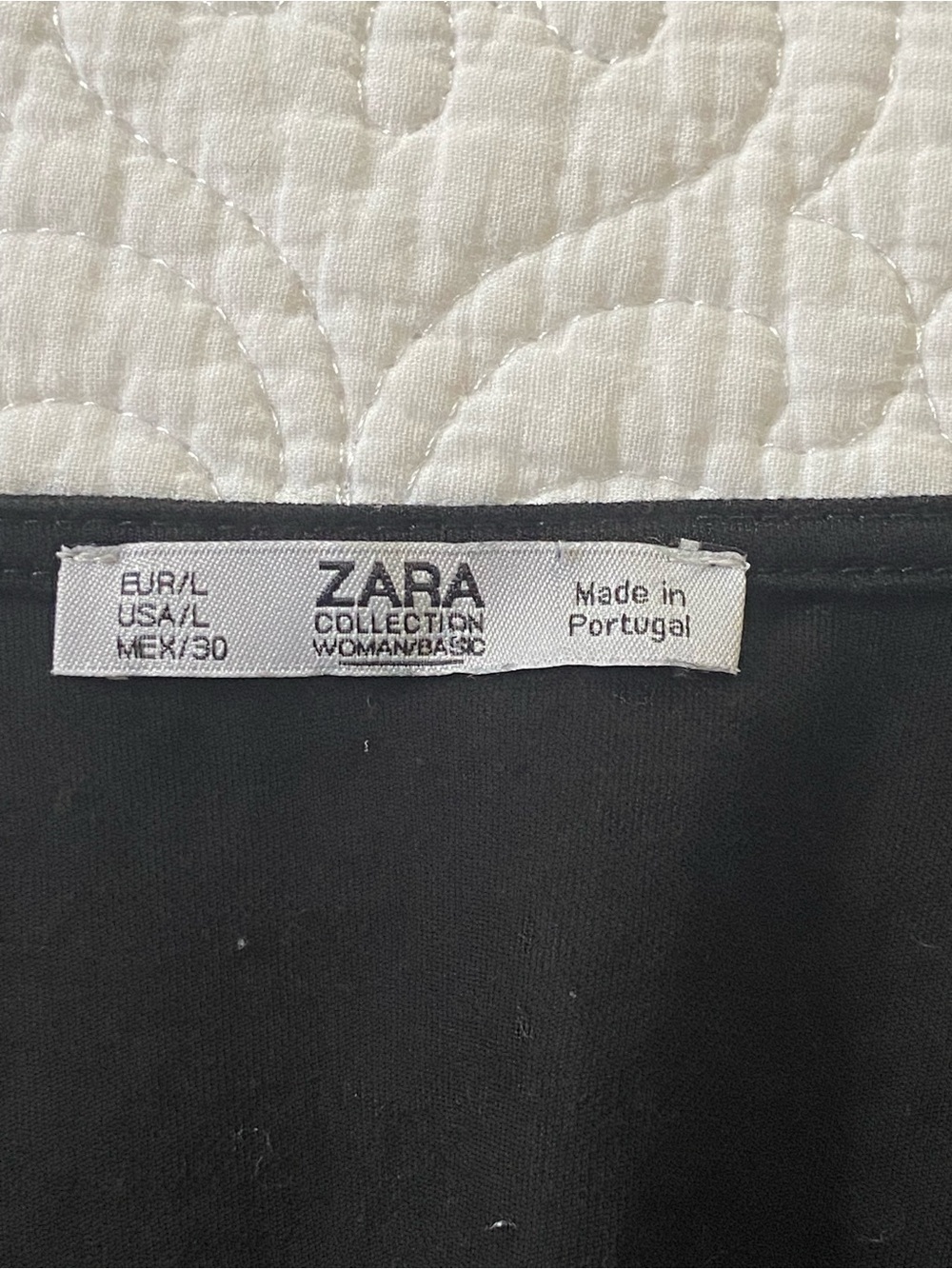 Zara Black V-Neck Front Tie Crop Top Minimalist Whimsygoth Party - Picture 4 of 10